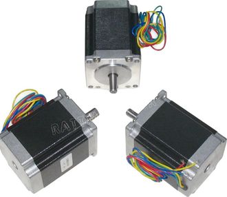 OEM Motor Paso A Paso, Bif&aacute;sico, Par De Retenci&oacute;n De 270 Oz-in, 3 Unidades Por Lote, Eje De 8 Mm