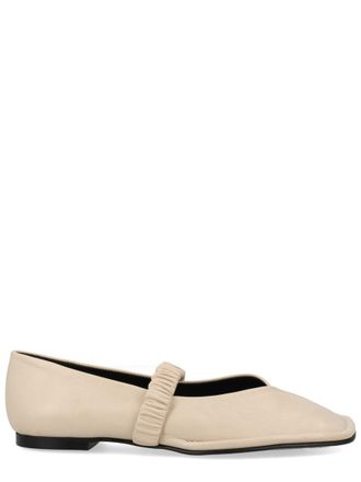 Alohas Lautan Pointed Toe Ruched Flats