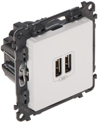 OEM Le-753112 Valena Life 2 Puertos Usb 2.4a/5v Toma De Carga Legrand