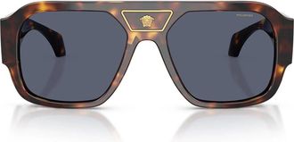 Versace Sunglasses Ve4508 U 55372 V Brown/Dark Blue Mens Polarized