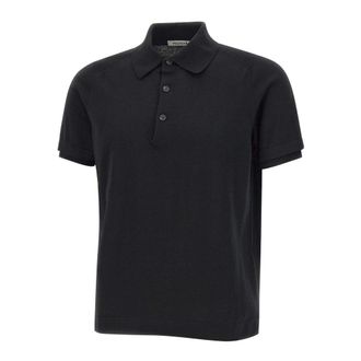 Premiata Polo Shirts, male, Black, Size: L Pmg12 Polo Shirt