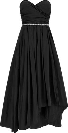 Pinko Black Polyester Long Womens Dress