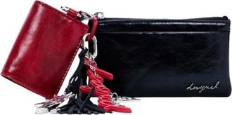 Desigual Accessoires, Dames, Zwart, ONE Size, Portemonnee met ritssluiting van polyurethaan