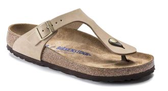 Birkenstock Womens Gizeh Thong Sandal - Regular Width In Sandcastle