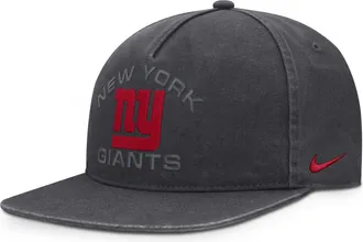 Nike New York Giants Primetime Pro Nike Mens NFL Adjustable Hat in Grey | NF5706F8I-6CZ