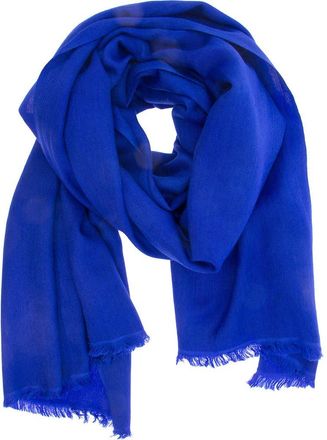 Saachi Cashmere Silk Eyelash Fringe Scarf in Royal Blue at Nordstrom Rack