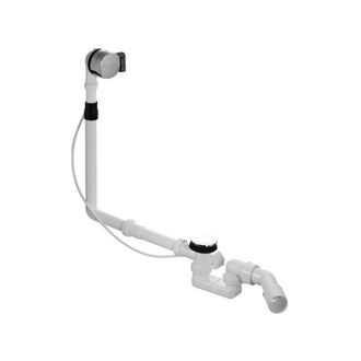 Duravit Grifo Para Desag&uuml;e / Rebosadero Quadroval Con Ba&ntilde;eras Cromadas