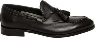 Jerold Wilton Mocassino met kwastjes en vetersluiting (Art. 1161) - Heren - Loafers - Zwart - 46 EU - Leer - Schoenen