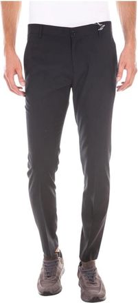 Daniele Alessandrini Jeans - Heren - Nette broeken - Zwart - M - Polyester - Broeken