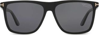 Tom Ford Eyewear Fletcher square-frame sunglasses - men - Acetate - 59 - Black