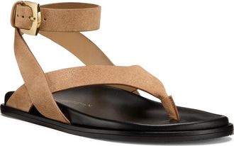 Stuart Weitzman Marykate Ankle Strap Sandal in New Camel at Nordstrom, Size 7.5