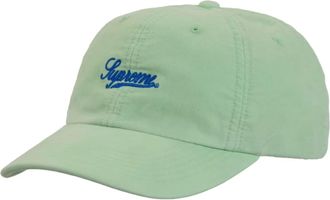 SUPREME Mens Lightweight Moleskin 6-Panel Hat In Green