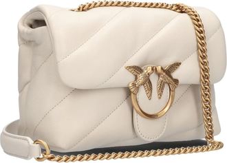 Pinko Pinko, Dames, Tassen, Wit, Maat: ONE Size Leer