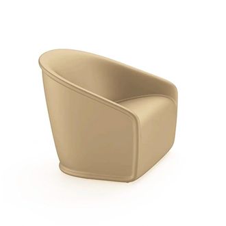 Plust Sill&oacute;n De Dise&ntilde;o Moderno Exterior Jard&iacute;n Bar Restaurante Settembre - Beige