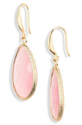 Cara Crystal Drop Earrings in Pink at Nordstrom Rack