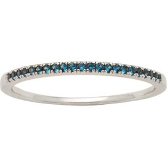 Made by Mary Birthstone Stacking Ring in Silver at Nordstrom, Size 6