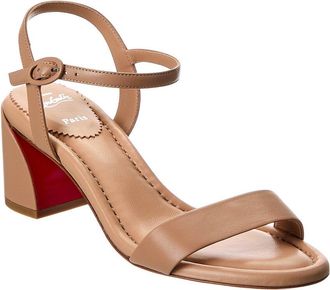 Christian Louboutin Miss Jane 55 Leather Sandal
