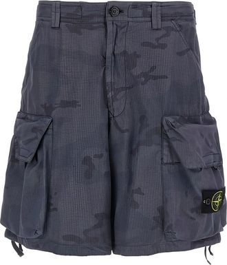 Stone Island PATCH POCKET SHORTS Size: 36, colour: GREY