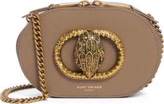 Kurt Geiger Small Chelsea Camera Bag in Taupe Comb at Nordstrom Rack
