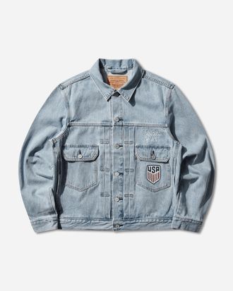 Levi's Men s U.S. Soccer Type II Trucker Jacket Blue