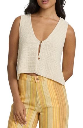 Billabong Need Now Sweater Tank in White Cap at Nordstrom, Size X-Large