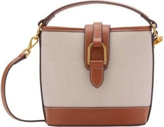 Mango crossbody tas beige/bruin