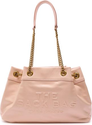 Marc Jacobs The Chain Sack Glossed Leather Tote - Rose - One Size
