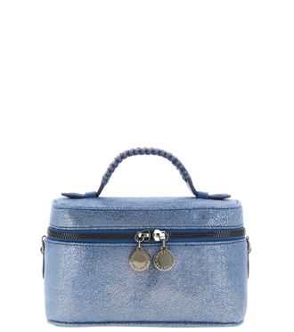Stella McCartney Blue Falabella Vanity Mini Crossbody Bag