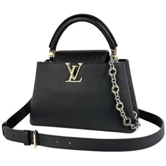 Louis Vuitton Pre-owned Taurillon Schoudertas - Dames - Pre-owned - Zwart - Maat: ONE Size Leer