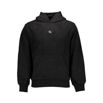 Calvin Klein Heren, Sweatshirts & Hoodies, Zwart, Maat: 2XL Katoen