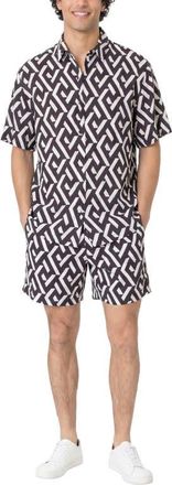 Area Stars Callen Shorts in Black White at Nordstrom, Size X-Large
