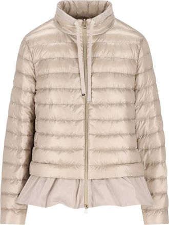 Herno Giacca con ruches - Toni neutri