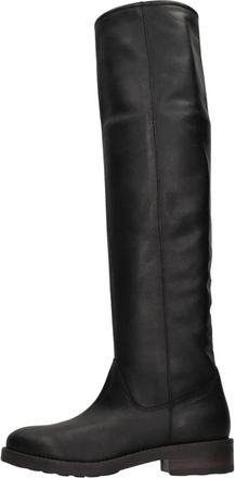Marco Ferretti High Boots - Dames - Hoge Laarzen - Zwart - 36 EU - Leer - Schoenen