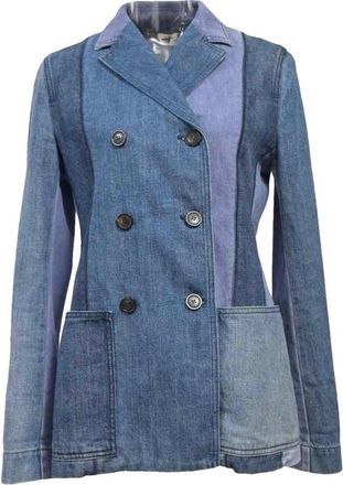 Dior Denim Patchwork Blazer Size M