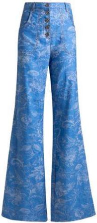 Etro Womens Jeans Light Blue Cotton