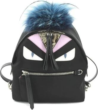 Fendi Pre-owned Backpacks, female, Black, Size: ONE SIZE Pre-owned Fabric fendi-bags