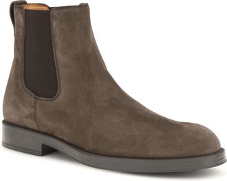 Tod's Mens Suede Chelsea Boots Testa Moro Calf Leather Bos Taurus