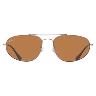 Ray-Ban Explorer IV Brown Polarized Irregular Unisex Sunglasses RB3945 004/57 62