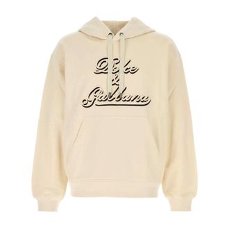 Dolce & Gabbana Jersey Hoodie - male - Dolce & Gabbana - Hoodies - Yellow - M - Sweatshirts & Hoodies