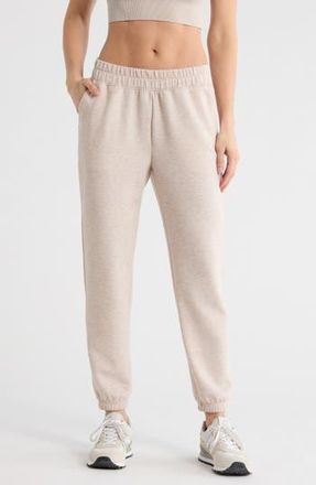 Yogalicious Taylor Scuba Knit Joggers in Heather Shadow Rock at Nordstrom Rack, Size X-Small