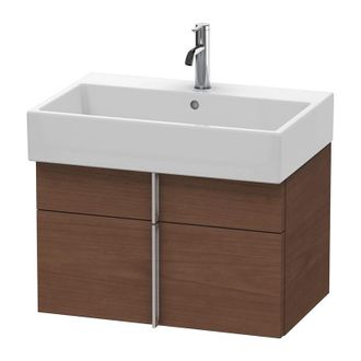 Duravit Duravit Vero Air Mueble De Pared 68,4 X 43,1 Cm, 1 Caj&oacute;n, 1 Extra&iacute;ble, Para Vero Air 235070, Color (frente/cuerpo): Chapa De Madera Aut&eacute;ntica De Nogal