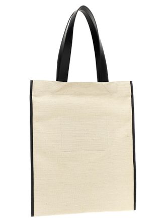Jil Sander Womens Jute And Cotton Tote Beige