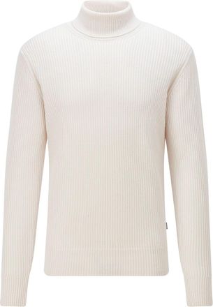 HUGO BOSS Heren Boss Ullo Sweater in Crème