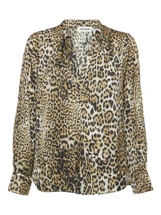 Zadig&Voltaire Tink leopard-print blouse - Brown