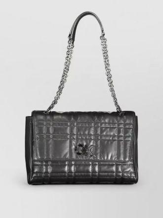 Calvin Klein quilted clutch bag