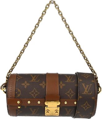 Louis Vuitton Papillon Trunk Monogram Canvas Brown Canvas Handbag (Pre-Owned)