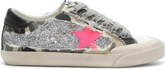 Mi.iM Womens Grande Lace Up Sneakers In Silver/ Camou