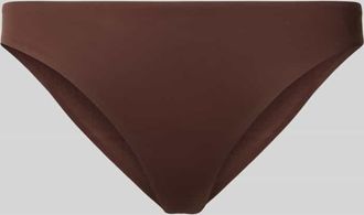 MC2 Saint Barth Slim Fit Bikini-Hose mit Logo-Patch Modell Reanna in Dunkelbraun, Gr&ouml;&szlig;e L