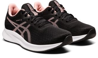 Asics Laufschuh ASICS PATRIOT 13, Damen, Gr. 43,5, rosa (schwarz, ros&eacute;), Textil, Schuhe Laufschuh