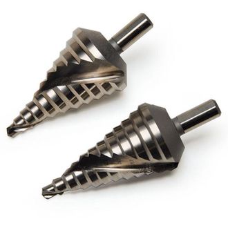 Trade Shop Trade Shop - Punta Fresa A Scalino Gradino Allargaforo Allargafori Conica 4 - 49 Mm Argento